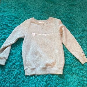 Cute sweater it’s champion so it’s very high quality brand